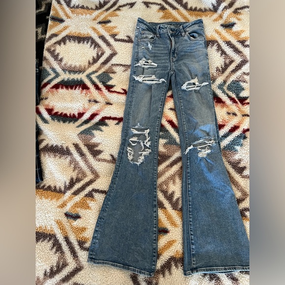 American Eagle Outfitters Denim - American Eagle size 2 Long Flares